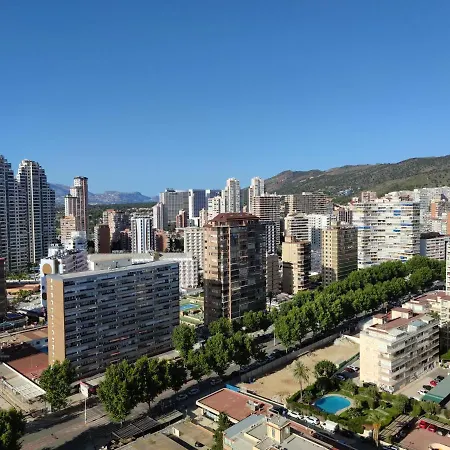 Appartement Damas Premium 23f Front - Pool & Parking Benidorm