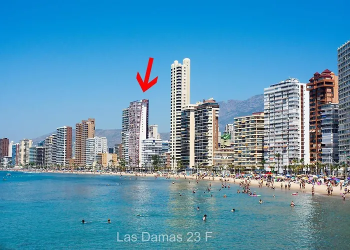 Damas Premium 23f Front - Pool & Parking Benidorm